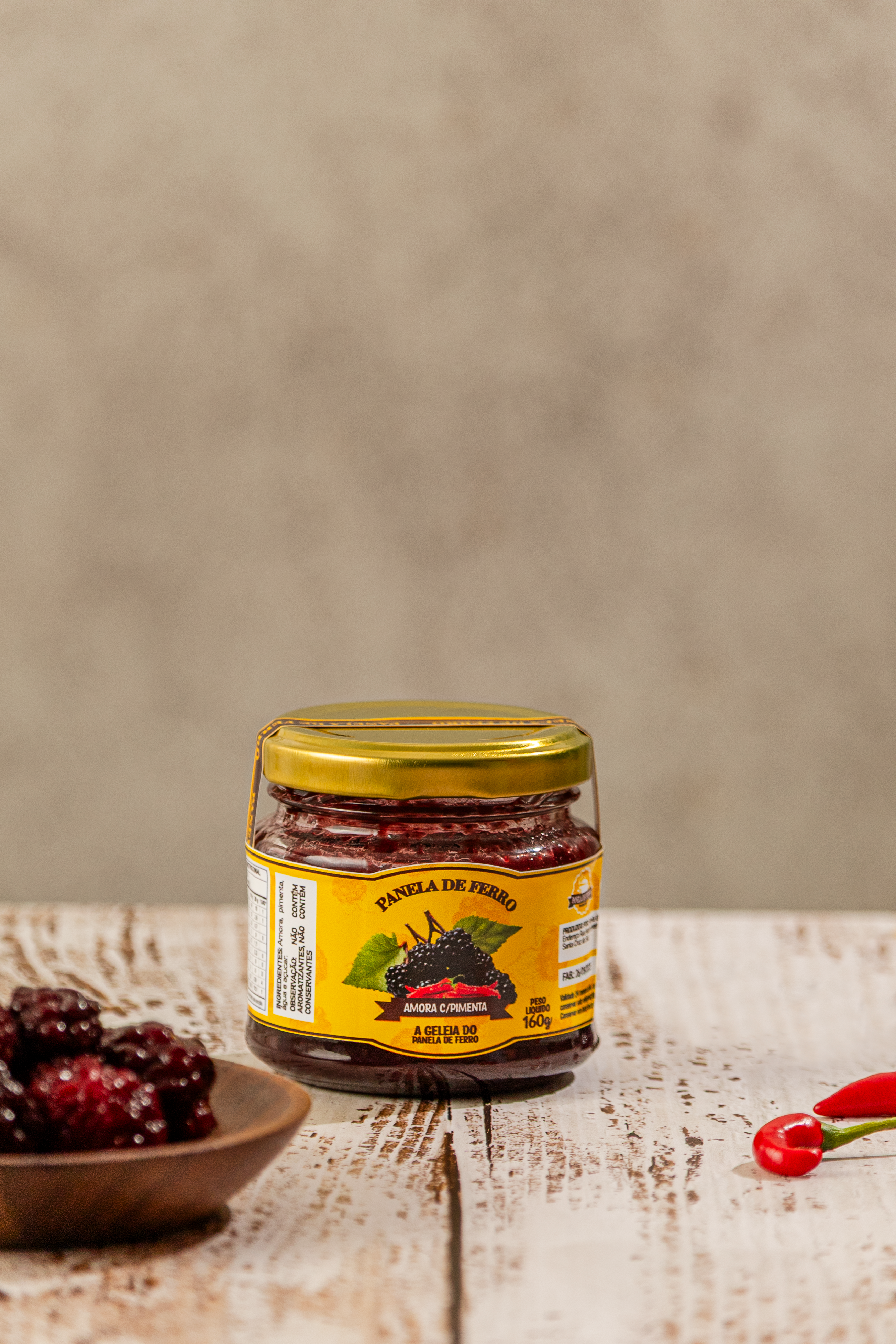 Geleia de Amora com Pimenta